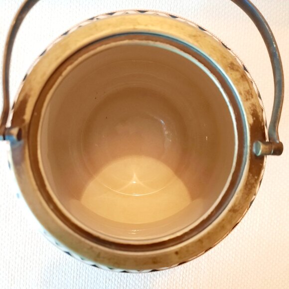 Palissy England Biscuit Jar, Floral Pattern with Hummingbird - Picture 5 of 9